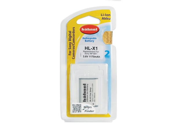 Hähnel HL-X1 - Batteri - Li-Ion - 1090 mAh - for Sony ZV-1, ZV-1F; Cyber-shot DSC-HX95, HX99, RX100, WX700; VLOGCAM ZV-1A, 1G