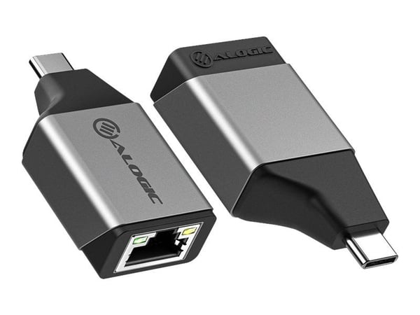 ALOGIC Ultra Mini - Verkkosovitin - USB-C 3.2 Gen 1 - Gigabit Ethernet x 1 - avaruuden harmaa - tilanharmaa