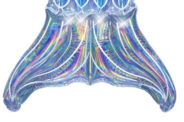 Bade luftmadras Iridescent Merenneito Tail Lounge (värillinen merenneito pyrstö)