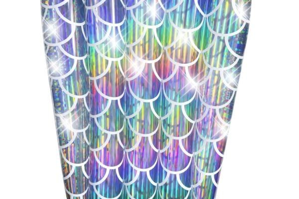 Bade luftmadras Iridescent Merenneito Tail Lounge (värillinen merenneito pyrstö)