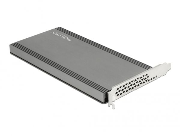 DeLOCK 89044, PCIe, M.2, PCIe 3.0, Harmaa, Aktiivinen, 1 tuuletin(ta)