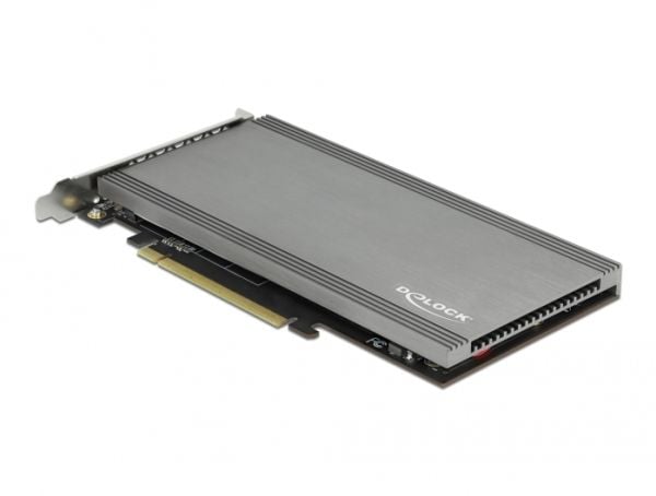 DeLOCK 89044, PCIe, M.2, PCIe 3.0, Harmaa, Aktiivinen, 1 tuuletin(ta)