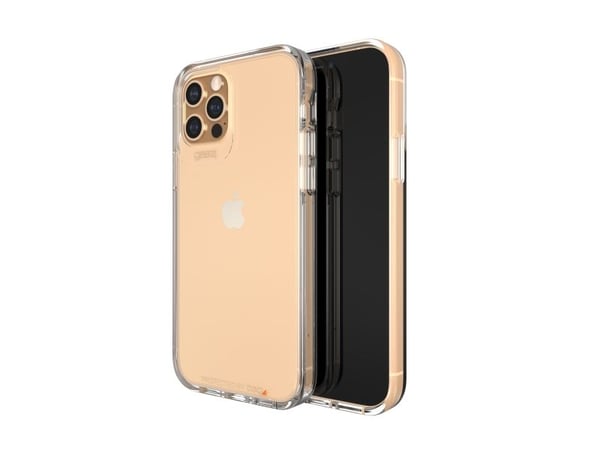 GEAR4 D3O Crystal Palace, Suojus, Apple, iPhone 12/12 Pro, 15,5 cm (6.1"), Läpinäkyvä