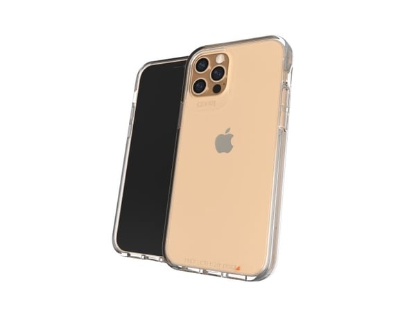 Gear4 D3O Crystal Palace beskyttelsesdeksel, iPhone 12 Pro / iPhone 12, gjennomsiktig