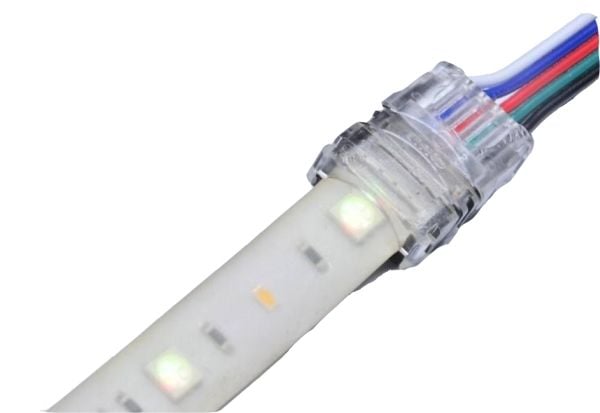 Synergy 21 LED FLEX-lister for enkel tilkobling til kabel 12mm RGBW IP65 4