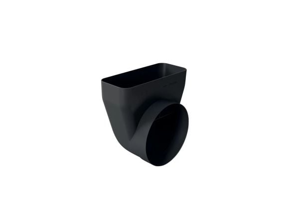 Siemens HZ9VDSI1 - 90° bøyd adapter fra flat kanal til rund Ø: 150 mm