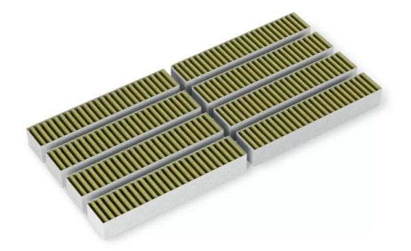 Siemens LZ21WWB16, Liesituulettimen suodatin, Vihreä, 125 mm, 345 mm, 450 mm