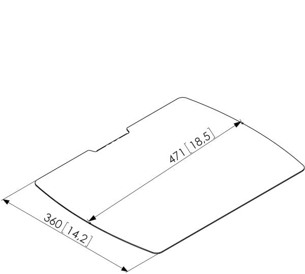 Vogel's PUA 9507 - Komponenter til montering (hylde tilbehør) - for notebook / DVD-afspiller / tastatur - sort - pælmontering