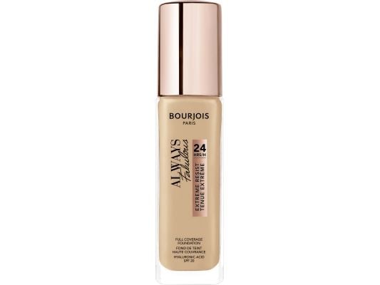Bourjois Always fabulous 24hrs foundation, CYCLOPENTASILOXANE, AQUA/WATER/EAU, BUTYLENGLYCOL, TALC, CETYL PEG/PPG-10/1 DIMETHICONE,..., Hidratación...