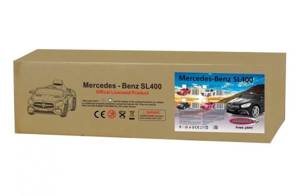 Jamara Mercedes-Benz SL 400, 3 år, 4 hjul, Rosa