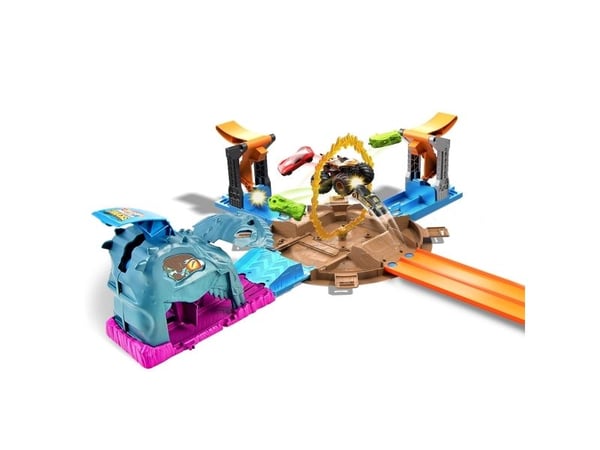 Hot Wheels Monster Trucks GVK48, Ajoneuvo ja ratasetti, 4 vuosi/vuosia, Muovi, Metalli, Monivärinen