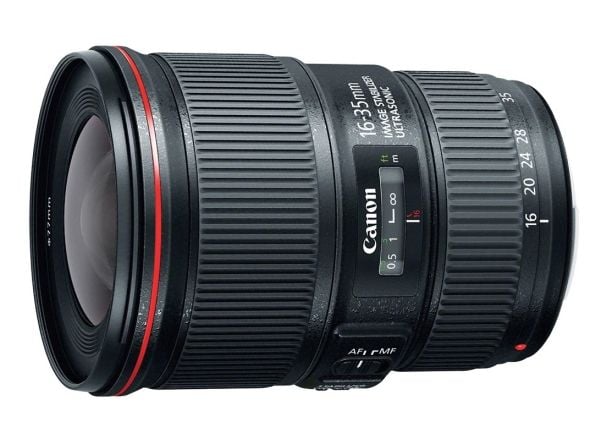 Canon EF - Vidvinkelzoomobjektiv - 16 mm - 35 mm - f/4.0 L IS USM - Canon EF - for EOS 100, 1200, 6D, 70, 700, Kiss X6i, Kiss X7, Kiss X70, Kiss X7...
