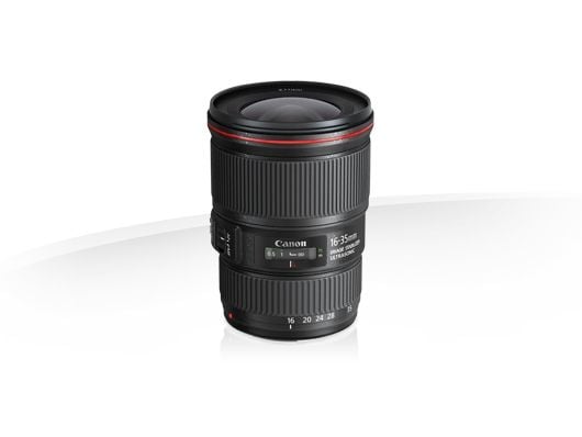 Canon EF - Vidvinkelzoomobjektiv - 16 mm - 35 mm - f/4.0 L IS USM - Canon EF - for EOS 100, 1200, 6D, 70, 700, Kiss X6i, Kiss X7, Kiss X70, Kiss X7...