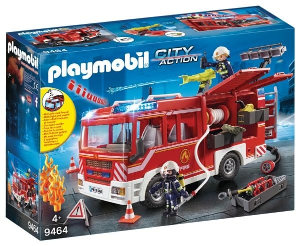 Playmobil 9464, Brannbil, 4 år, AAA, Plast, Flerfarget