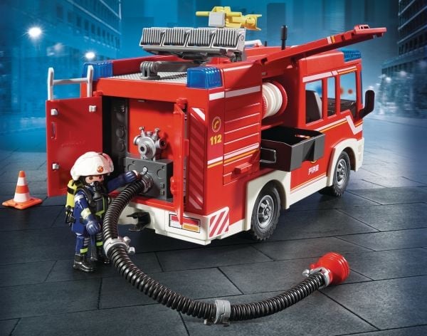 Playmobil 9464, Brannbil, 4 år, AAA, Plast, Flerfarget
