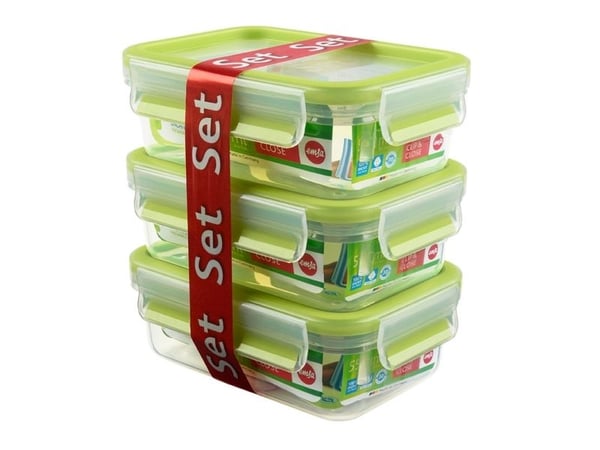 EMSA 508570, Laatikko, Suorakulmainen, 0,55 L, Läpinäkyvä, Kestomuovinen elastomeeri, Saksa