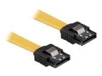 DeLOCK 0.3m SATA M/M, 0,3 m, Uros/uros, Keltainen