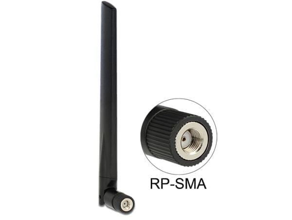 Delock WLAN RP-SMA - Antenne - Wi-Fi - rundtstrålende