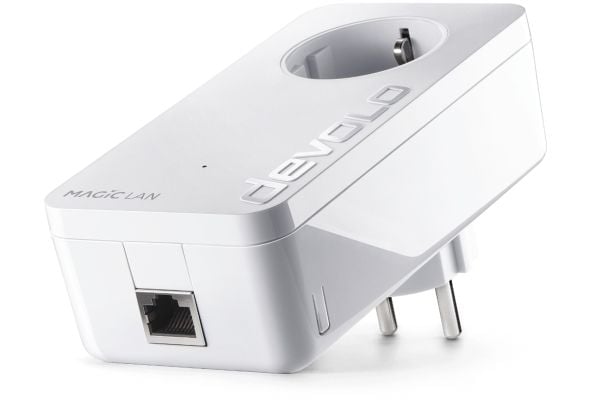 devolo Magic 2 LAN - Starter Kit - bro 1GbE, HomeGrid - veggpluggbar (en pakke 2)