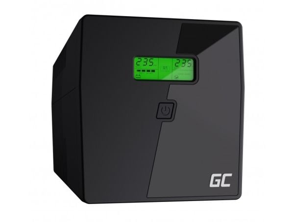 Green Cell Micropower 1000VA - UPS - AC 220/230/240 V - 600 watt - 1000 VA - 7 Ah - USB - utgangskontakter: 4