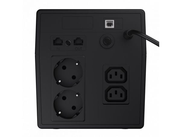 Green Cell Micropower 1000VA - UPS - AC 220/230/240 V - 600 watt - 1000 VA - 7 Ah - USB - utgangskontakter: 4