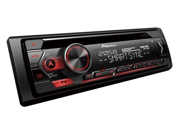 Pioneer DEH-S420BT, Musta, Punainen, 1 DIN, 200 W, CD,CD-R,CD-RW, Android, iOS, PTY