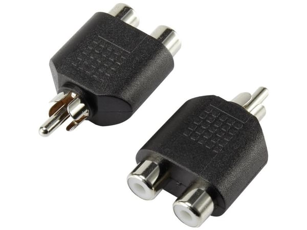 SpeaKa Professional SP-7870160, Musta, 3.5 mm, 2 x 3.5 mm, Uros, Naaras