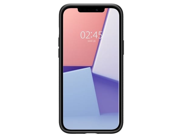 Spigen Liquid Air Matte, Etui, Apple, iPhone 12 Pro Max, 17 cm (6.7"), Svart