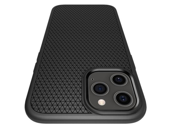 Spigen Liquid Air Matte, Etui, Apple, iPhone 12 Pro Max, 17 cm (6.7"), Svart
