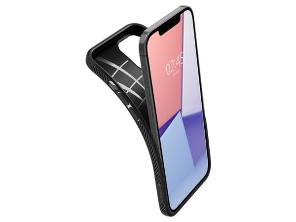 Spigen Liquid Air Matte, Etui, Apple, iPhone 12 Pro Max, 17 cm (6.7"), Svart