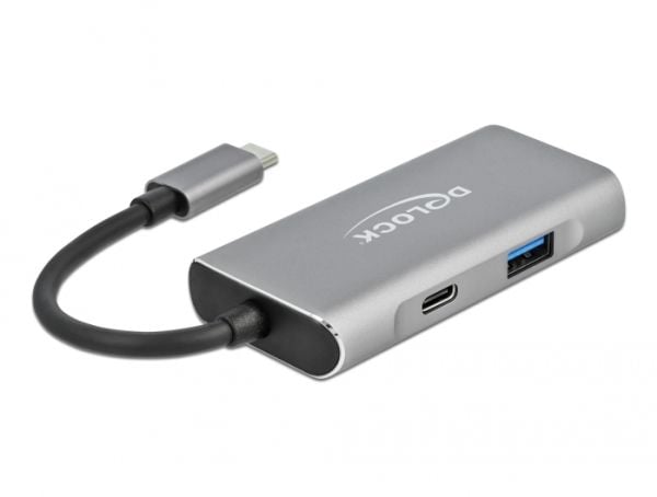 Delock - Hub - 3 x USB 3.2 Gen 2 + 1 x USB-C 3.2 Gen 2 - stasjonær