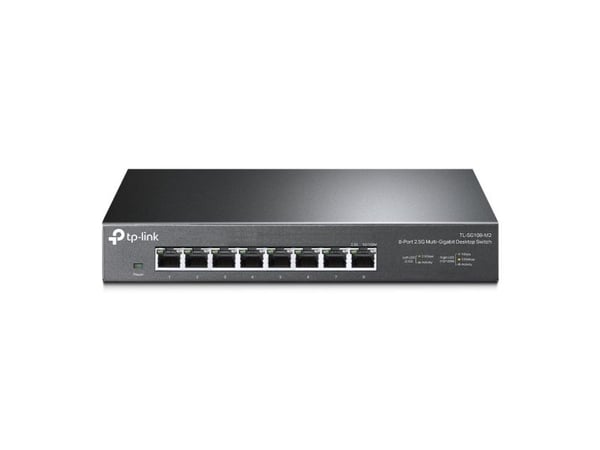 TP-Link TL-SG108-M2, Hallitsematon, 2.5G Ethernet (100/1000/2500), Seinäkiinnitteinen