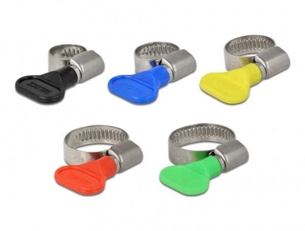 Delock - Hose clamp set - 10 delar