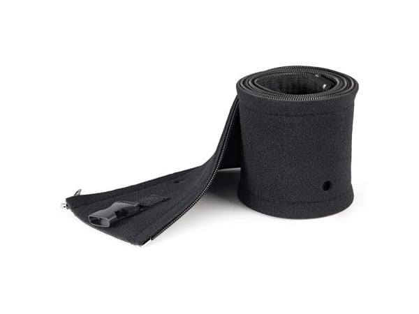 Startech 40" (1m) Neopreeninen kaapelinhallintaholkki vetoketjulla ja soljella, halkaisija 1.2" (3cm), tietokoneen/tietokoneen virta-/verkko-/AV-ka...