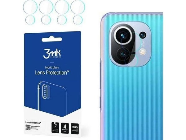 3MK 3MK Lens Protect Xiaomi Mi 11 5G Kameralinsebeskyttelse 4stk