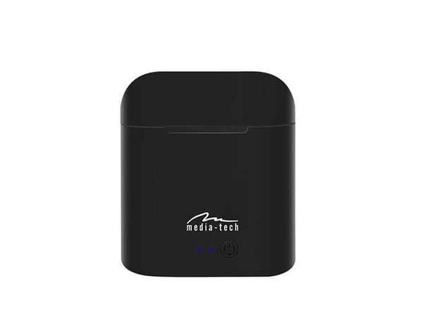 Media-Tech MT3589K, Hodesett, In-ear, Calls/Music, Sort, Stereofonisk, Trådløs