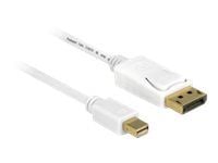 Delock - DisplayPort-kabel - DisplayPort (hann) til Mini DisplayPort (hann) - 1 m - svart