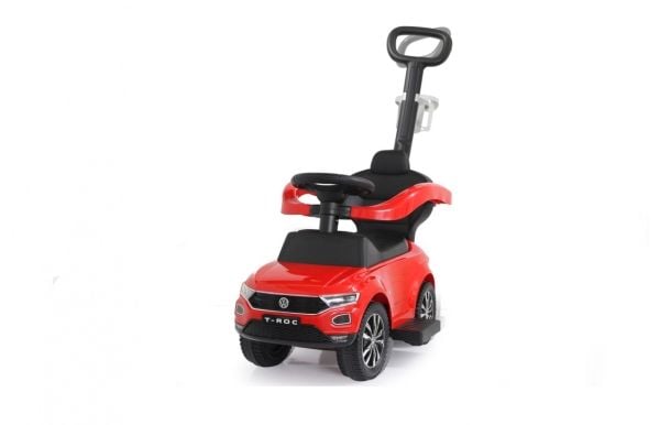 Jamara VW T-Roc, 0,5 år, 4 hjul, Svart, Rød, Batterier kreves
