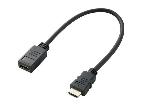 SpeaKa Professional SP-7870100, 0,3 m, HDMI Type A (Standard), HDMI Type A (Standard), 3D, 10,2 Gbit/sek., Sort
