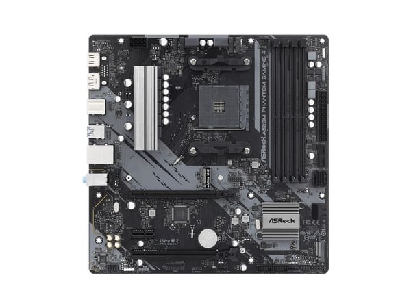 ASRock A520M Phantom Gaming 4 - Emolevy - micro ATX - Socket AM4 - AMD A520 piirisarja - USB 3.2 Gen 1 - Gigabit LAN - sisäinen grafiikka (vaatii p...