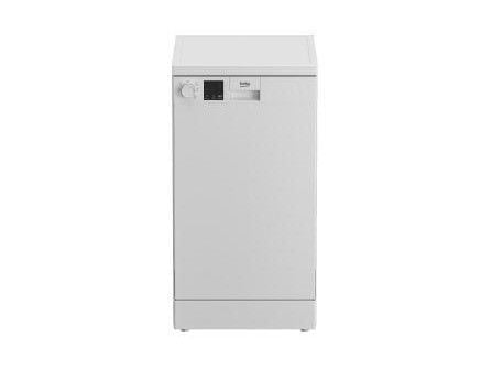 BEKO DVS05024W diskmaskin fristående - Bredd: 45 cm - Höjd: 85 cm - LED-belysning - För 10 kuvert - Vit