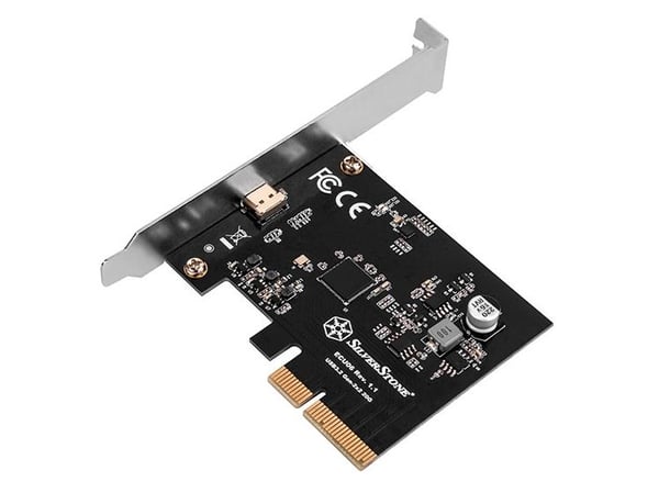 Silverstone ECU06, PCIe, USB 3.2 Gen 2 (3.1 Gen 2), Låg profil, PCIe 3.1, 20 Gbit/s, 0 - 85 ° C