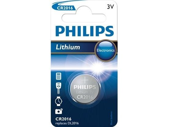 Philips CR2016 - Batteri CR2016 - Li - 75 mAh