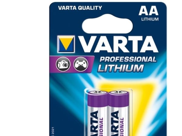 Varta Professional - Akut 2 x AA-tyyppi - Li - 2900 mAh