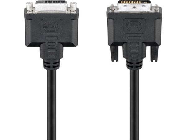 Goobay MMK 100-200 24+1 DVI-D 2m, 2 m, DVI-D, DVI-D, DVI-D, musta, uros/naaras