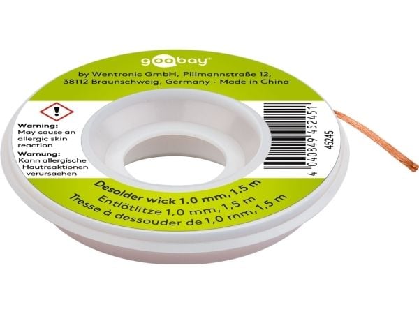 Goobay 45245, Lödtråd, Varje varumärke, 1 styck, 50 mm, 50 mm, 10 mm