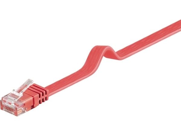 Goobay 96400, 1 m, Cat6, U/UTP (UTP), RJ-45, RJ-45, Punainen