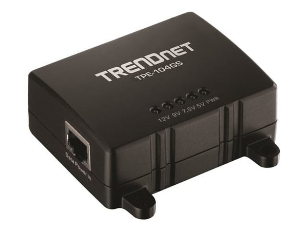 TRENDnet TPE-104GS - PoE splitter - 48 V - utgangskontakter: 1