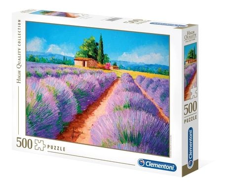 Clementoni High Quality Collection - Lavender Scent - puslespill - 500 deler