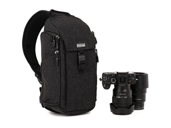 Think Tank Urban Access 8, Ryggsekk, 1 x ungripped Mirrorless body 2–3 lenses, Skulderrem, Sort